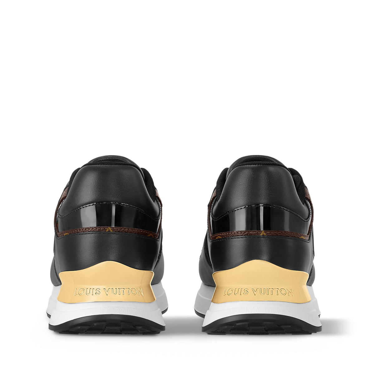 LV NEO RUN AWAY SNEAKER IN BLACK CALFSKIN